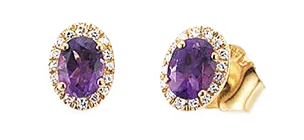 Palido Ohrstecker K11616G – 585 Gelbgold, Colorista