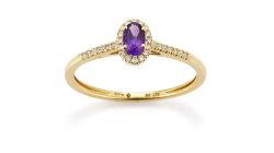 Palido Ring · Gelbgold 585 · Amethyst